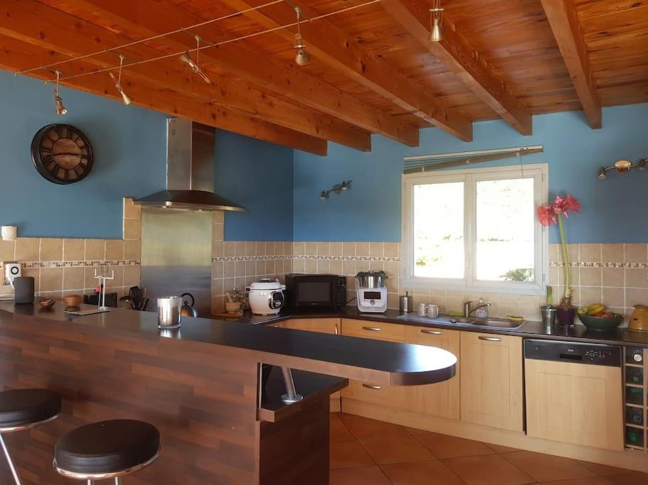 Maison Spacieuse Face Aux Pyrenees Carla-Bayle Exteriér fotografie